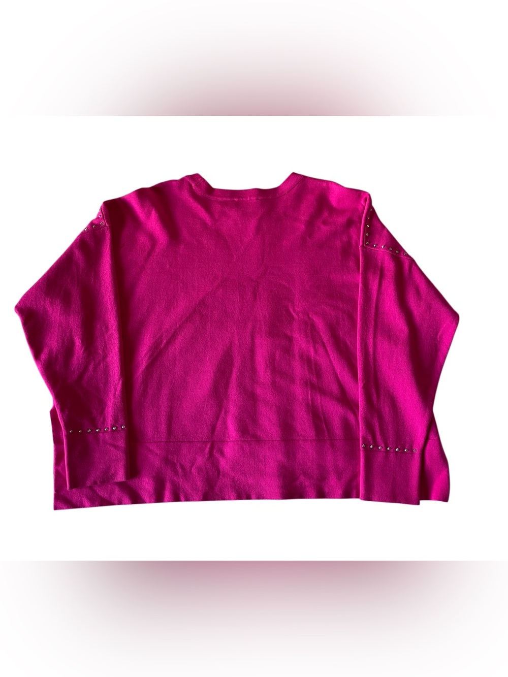 DKNY womens Studded Sweater, l, Pink - Picture 6 of 11